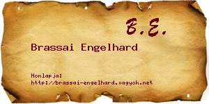 Brassai Engelhard névjegykártya